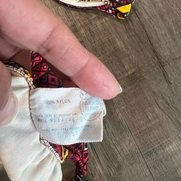 Vintage Swim Bali Two Piece
Bikini Pink & Yellow Halter Top
High Waisted Bottoms - Picture 6 of 7